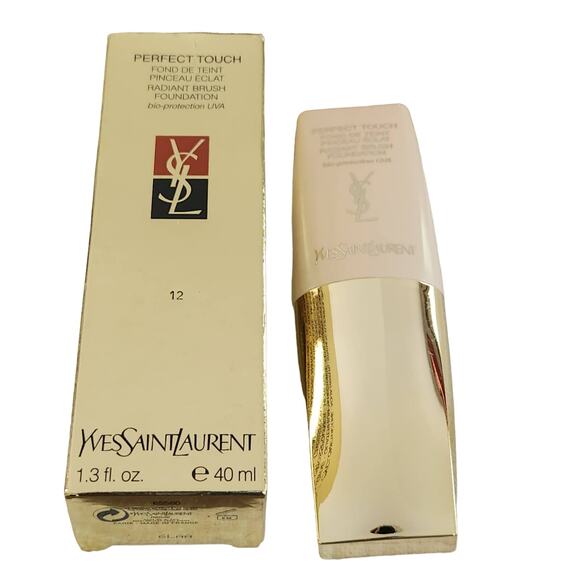 YSL Perfect Touch Radiant Brush Foundation ~12~ Full-size 1.3 oz * NEW* - Picture 1 of 3